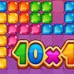 Bloques de colores brillantes apilados sobre un fondo morado con el texto 10x10 en el frente