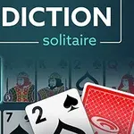 Cartas de baraja con el texto Addiction Solitaire en la parte superior