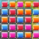 Cuadrícula de bloques de colores brillantes, incluyendo rosa, azul, naranja y rojo