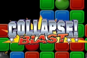 Texto colorido COLLAPSE!
