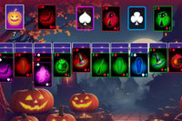 Juego de Klondike para Halloween
