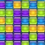 Cuadrados de colores brillantes en una cuadrícula, incluyendo tonos morados, azules, verdes y amarillos
