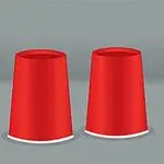 Pay close attention to the cups as they are shuffled