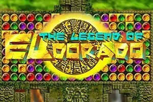 Título en colores brillantes sobre un fondo de símbolos y joyas multicolores en un entorno estilo mesoamericano