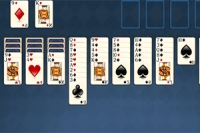 Agrupa las cartas en el tablero por palo, del Rey al As